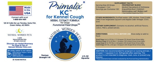 Herbal Extract for Kennel Cough