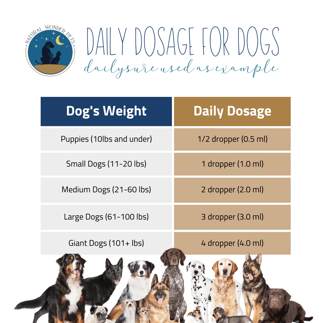Daily Dosage for Dogs
